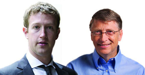 Bill Gates - Mark Zuckerberg